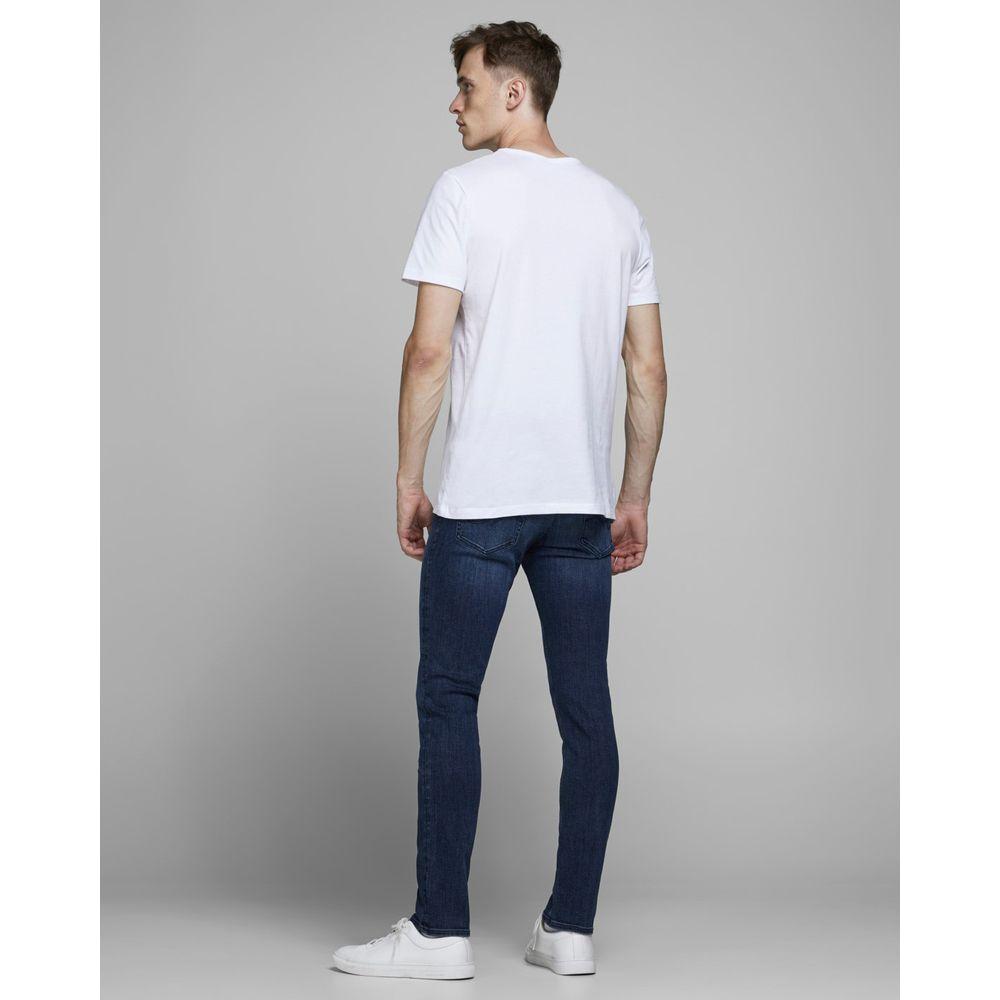 Jack Jones Blue Cotton Jeans & Pant Jack Jones Gray