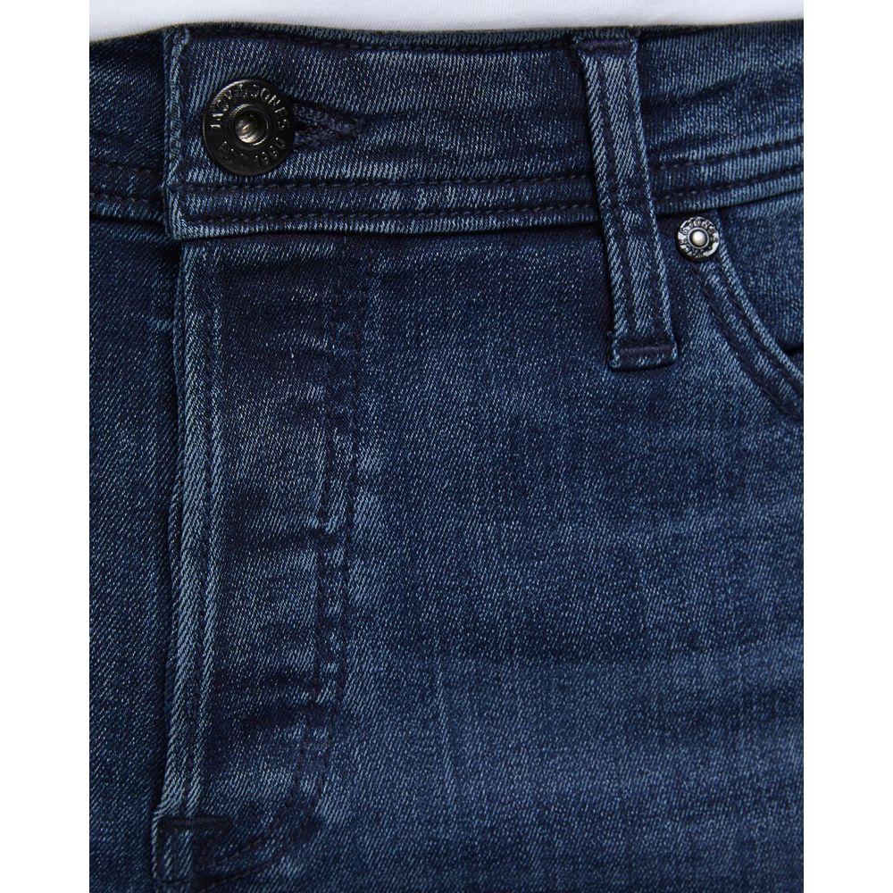 Jack Jones Blue Cotton Jeans & Pant Jack Jones Dark Slate Gray