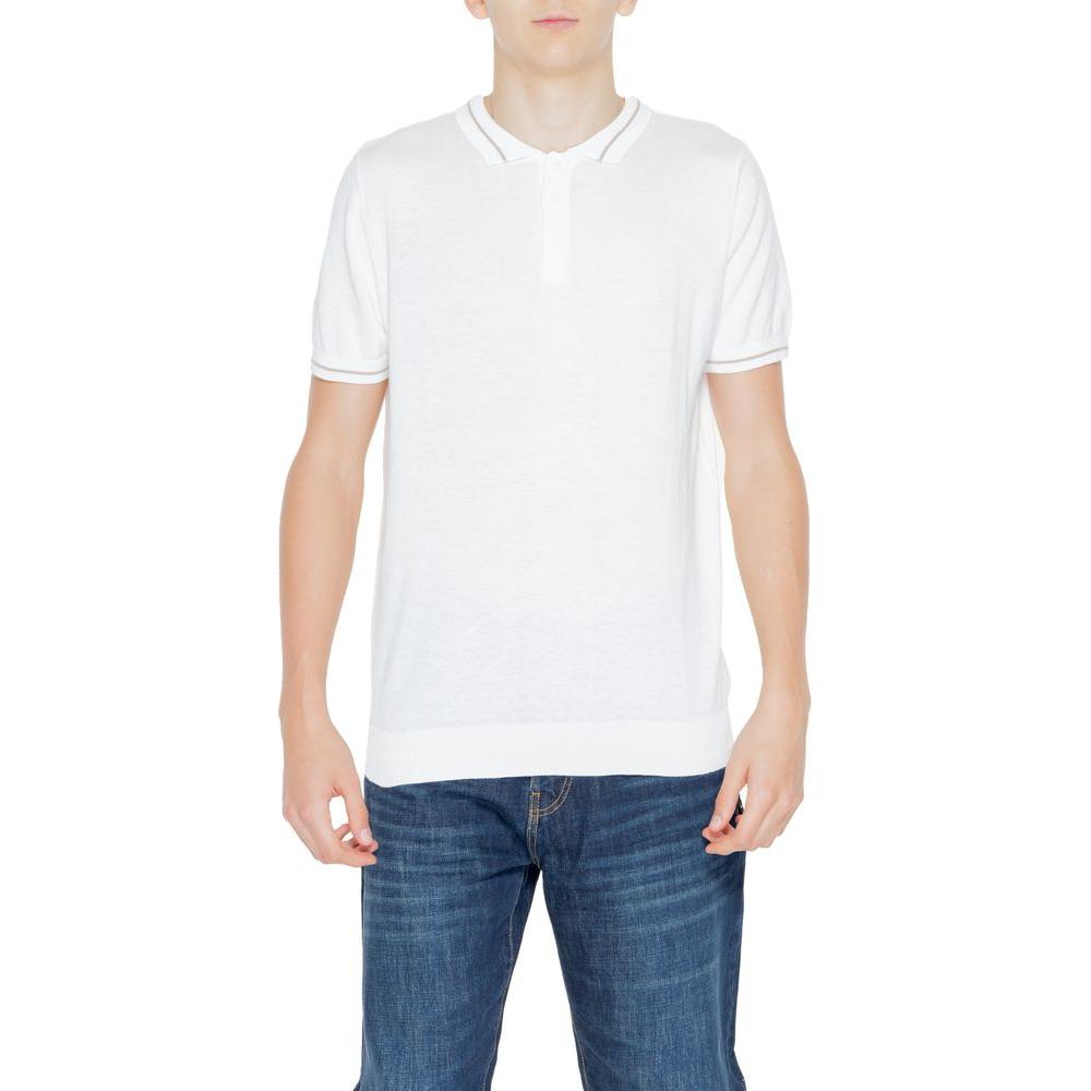 Men's Hamaki-Ho white short sleeve t-shirt, 100% cotton, part of the Spring/Summer collection.