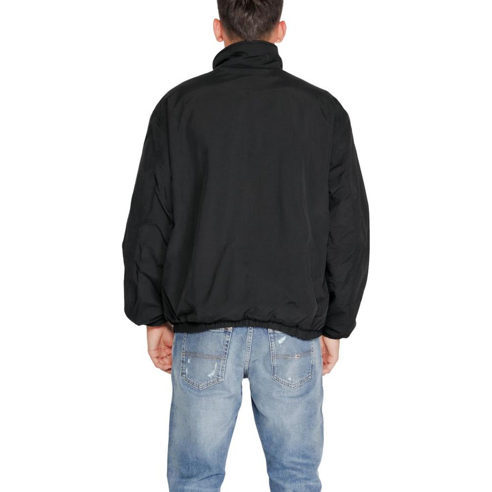 Tommy Hilfiger Jeans Black Recycled Polyester Jacket Tommy Hilfiger Jeans Dark Slate Gray