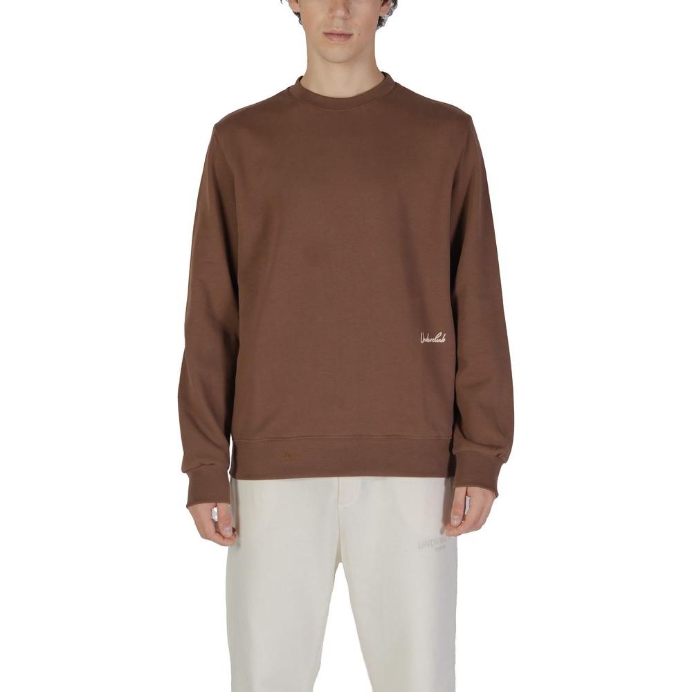 Underclub Men's Brown Cotton Sweater for Fall/Winter Collection.