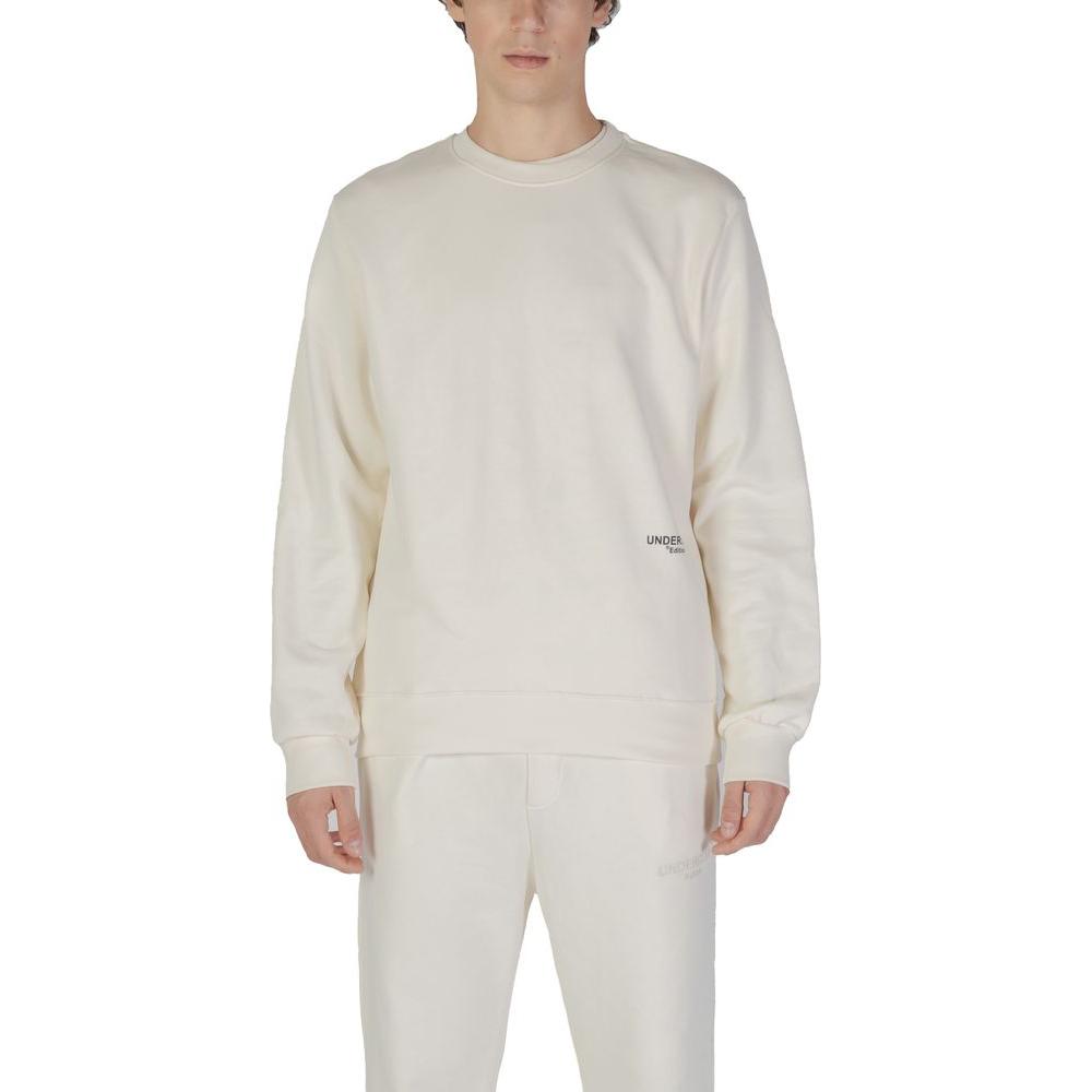 Underclub cream cotton men's sweater, fall/winter collection, 100% cotton.
