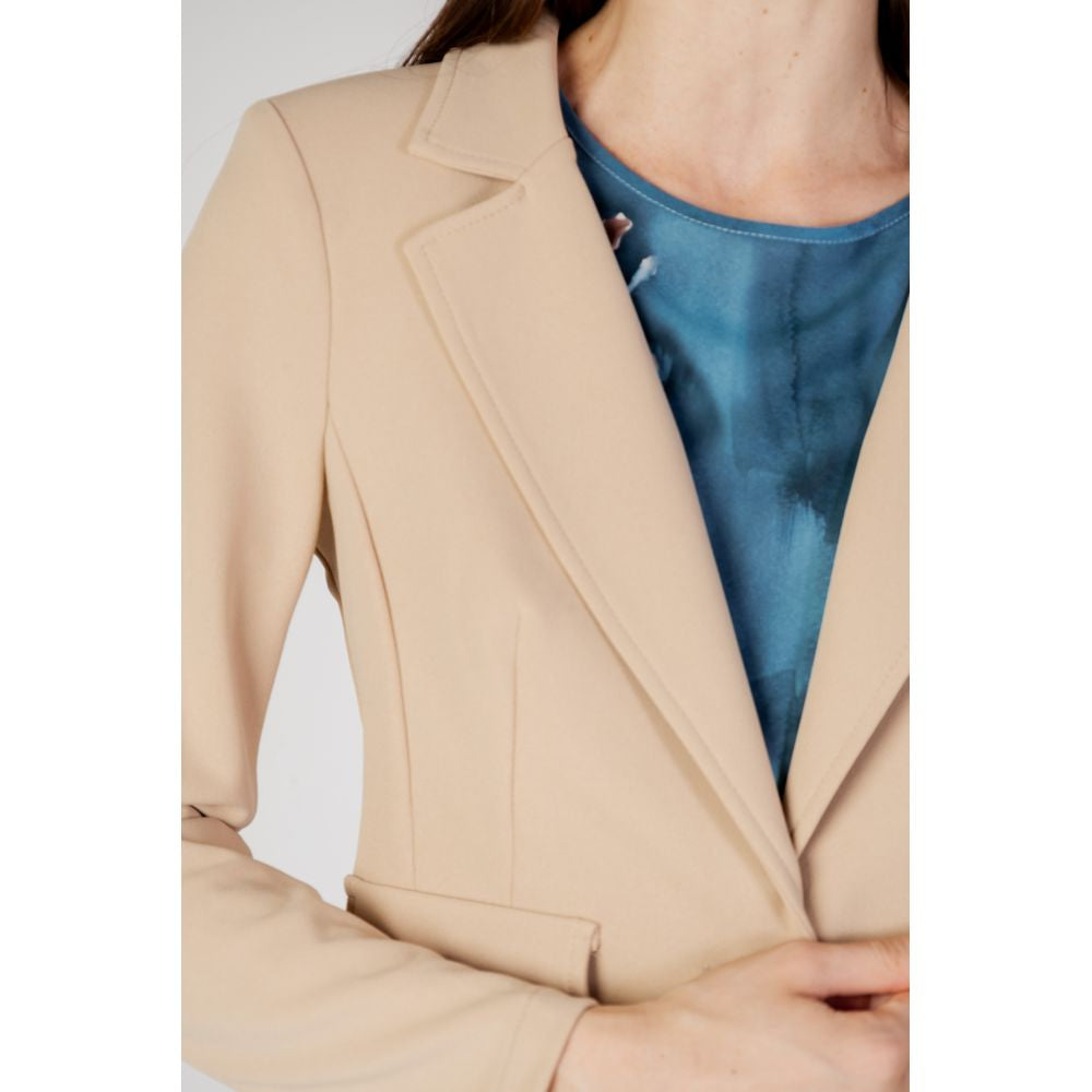 Rinascimento Beige Polyester Suits & Blazer Rinascimento Tan