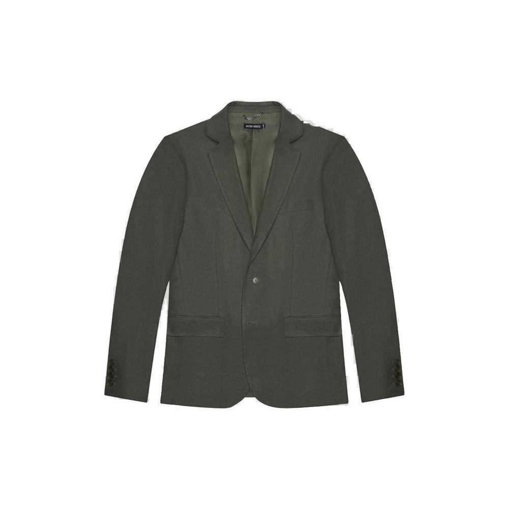 Antony Morato Green Linen Suit Antony Morato Dark Slate Gray