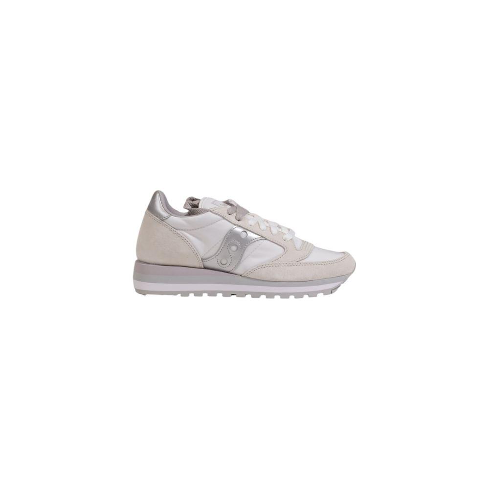 Saucony Jazz Triple bicolor suede leather women's sneaker with rubber sole for style and comfort in everyday wear.