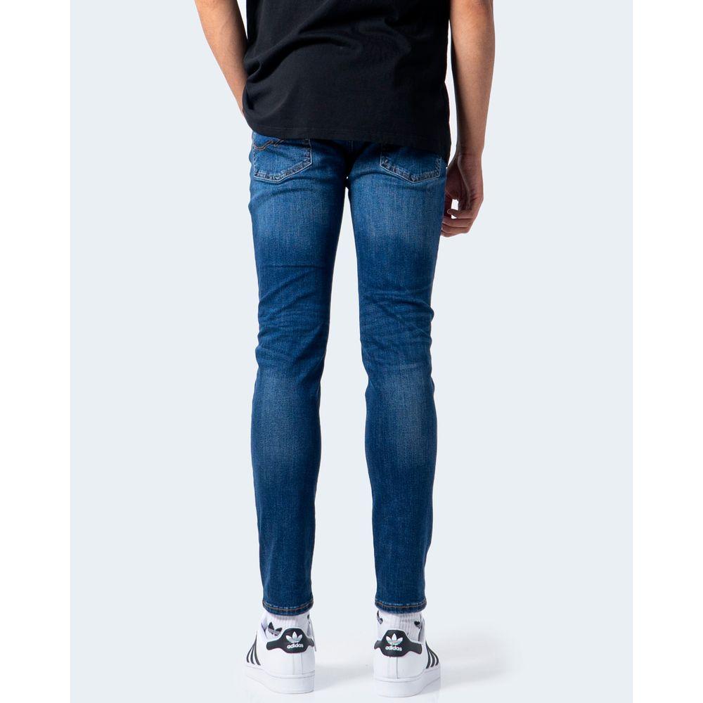 Jack Jones Blue Cotton Jeans & Pant Jack Jones Dark Slate Gray