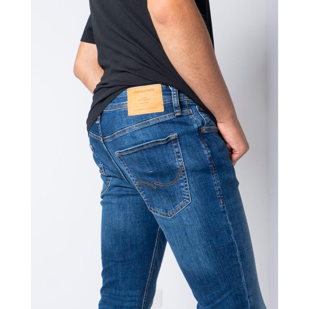 Jack Jones Blue Cotton Jeans & Pant Jack Jones Dark Slate Gray