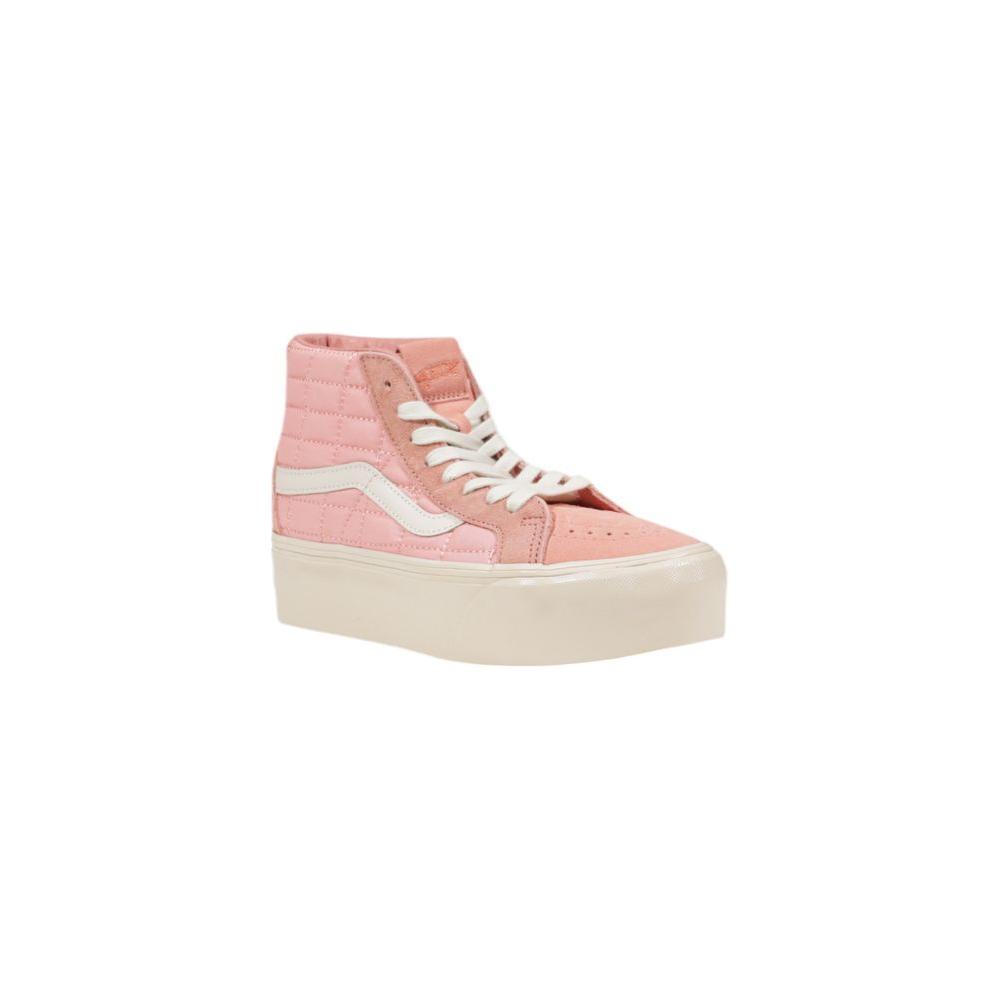 Vans Multicolor Suede Leather High-Top Sneaker with Platform Sole