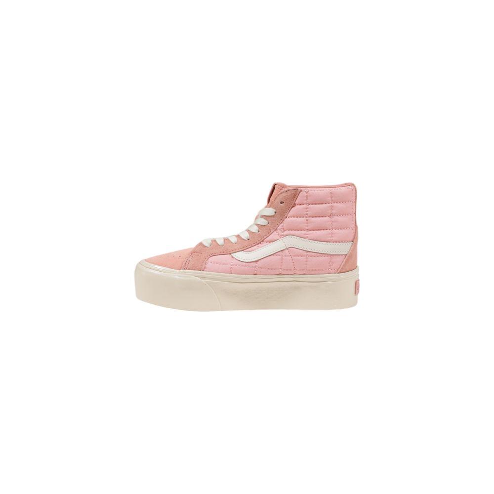 Vans Multicolor Suede Leather High-Top Sneakers with Platform Sole