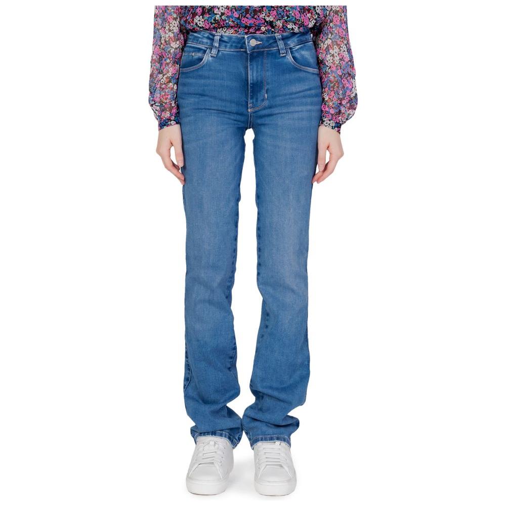 Guess Light Blue Organic Cotton Jeans & Pant Guess Dark Slate Blue