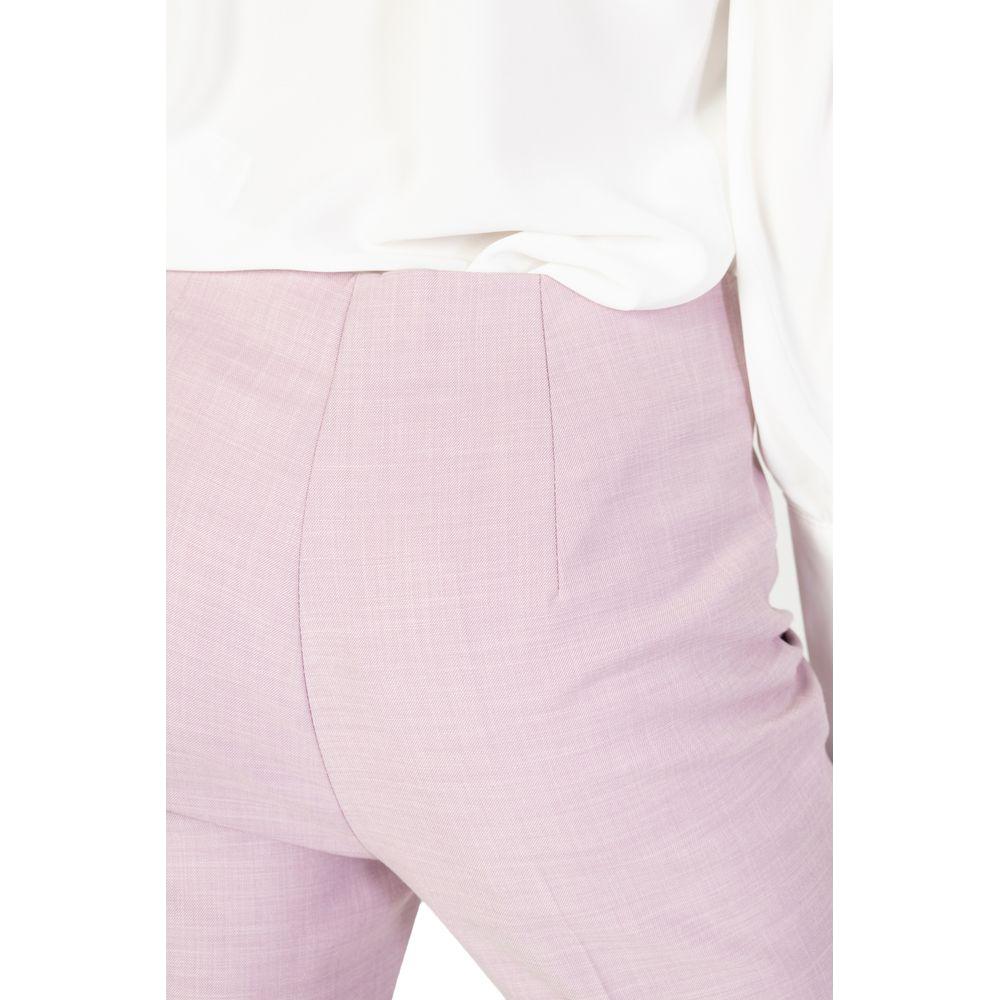 Sandro Ferrone Multicolor Viscose Jeans & Pant Sandro Ferrone Misty Rose