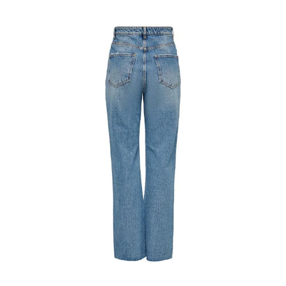 Only Light Blue Cotton Jeans & Pant Only Slate Gray
