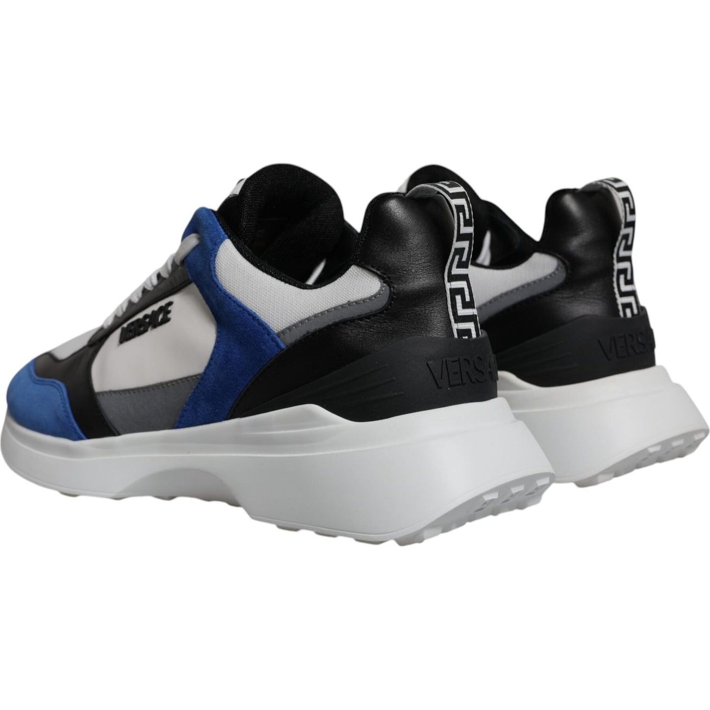 Versace Multicolor Canvas Quad Fabric Medusa Low Top Sneakers Shoes Versace Dark Slate Gray