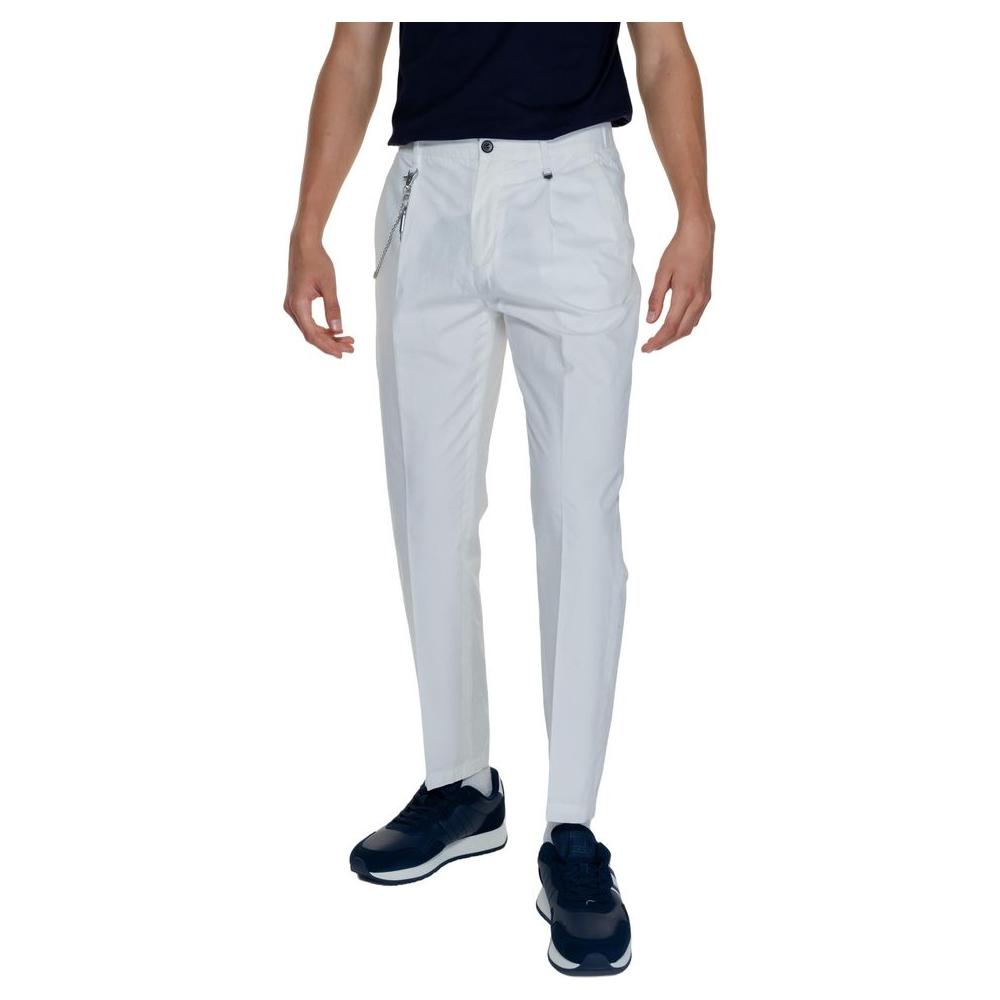 Antony Morato White Cotton Jeans & Pant Antony Morato Gray