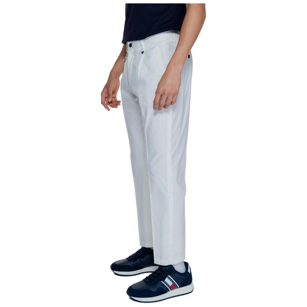 Antony Morato White Cotton Jeans & Pant Antony Morato Gray
