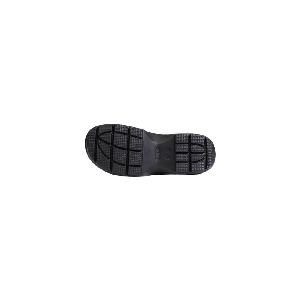Non-slip sole of Crocs Cream Synthetic Sandal showcasing durable rubber grip for maximum traction.