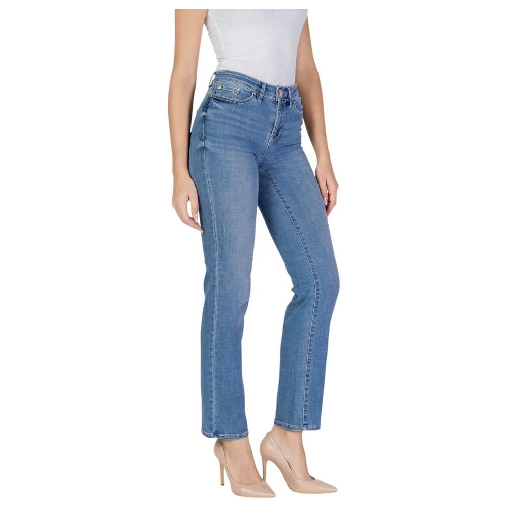 Vero Moda Light Blue Cotton Jeans & Pant Vero Moda Slate Gray