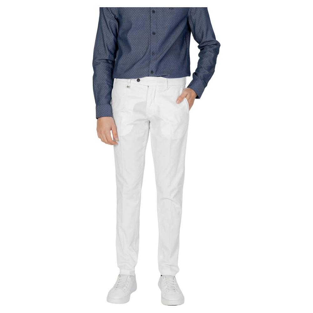 Antony Morato men's skinny cream cotton jeans, spring/summer collection, made with 98% cotton and 2% elastane.