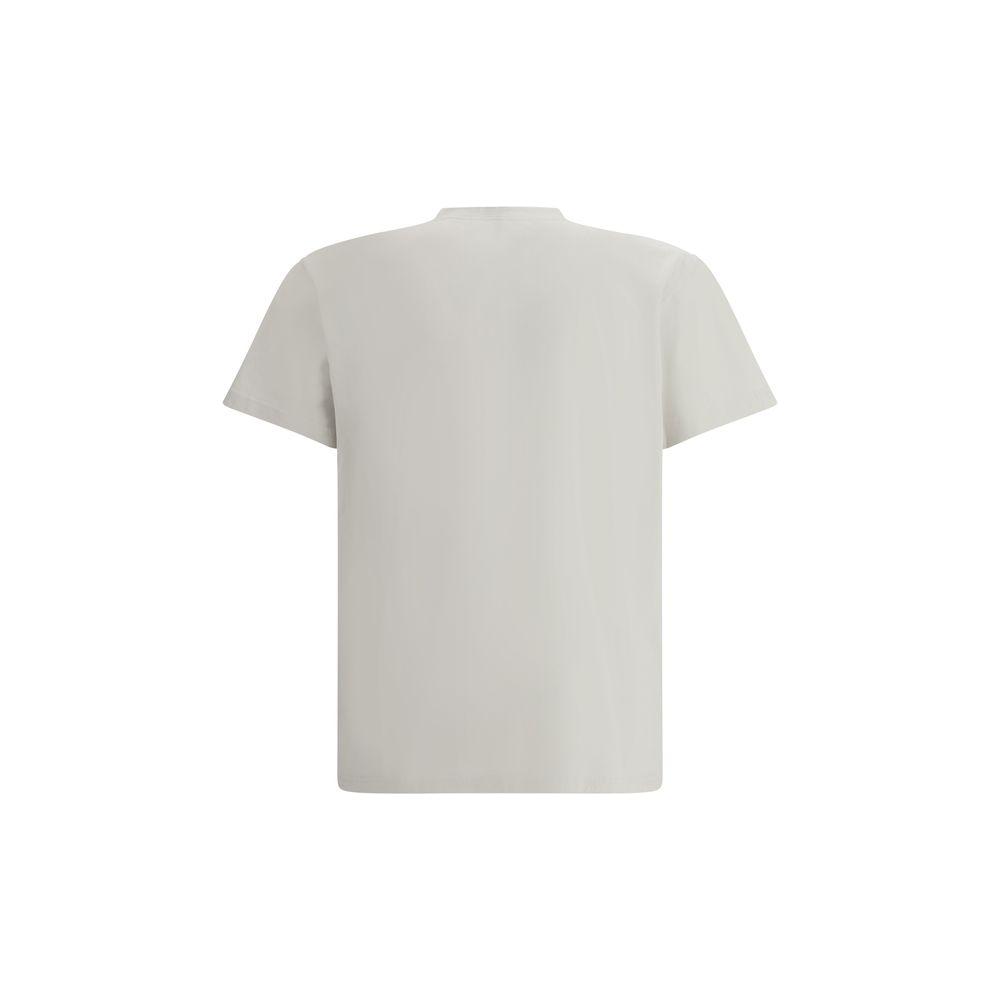 Back view of Sunflower Logoed T-Shirt in cotton with ribbed crew neck and clean design, showcasing premium casual style.