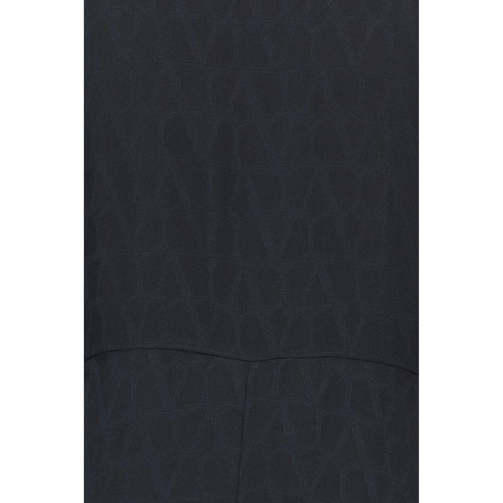 Valentino Toile Iconographe Chemisier Dress Valentino Dark Slate Gray
