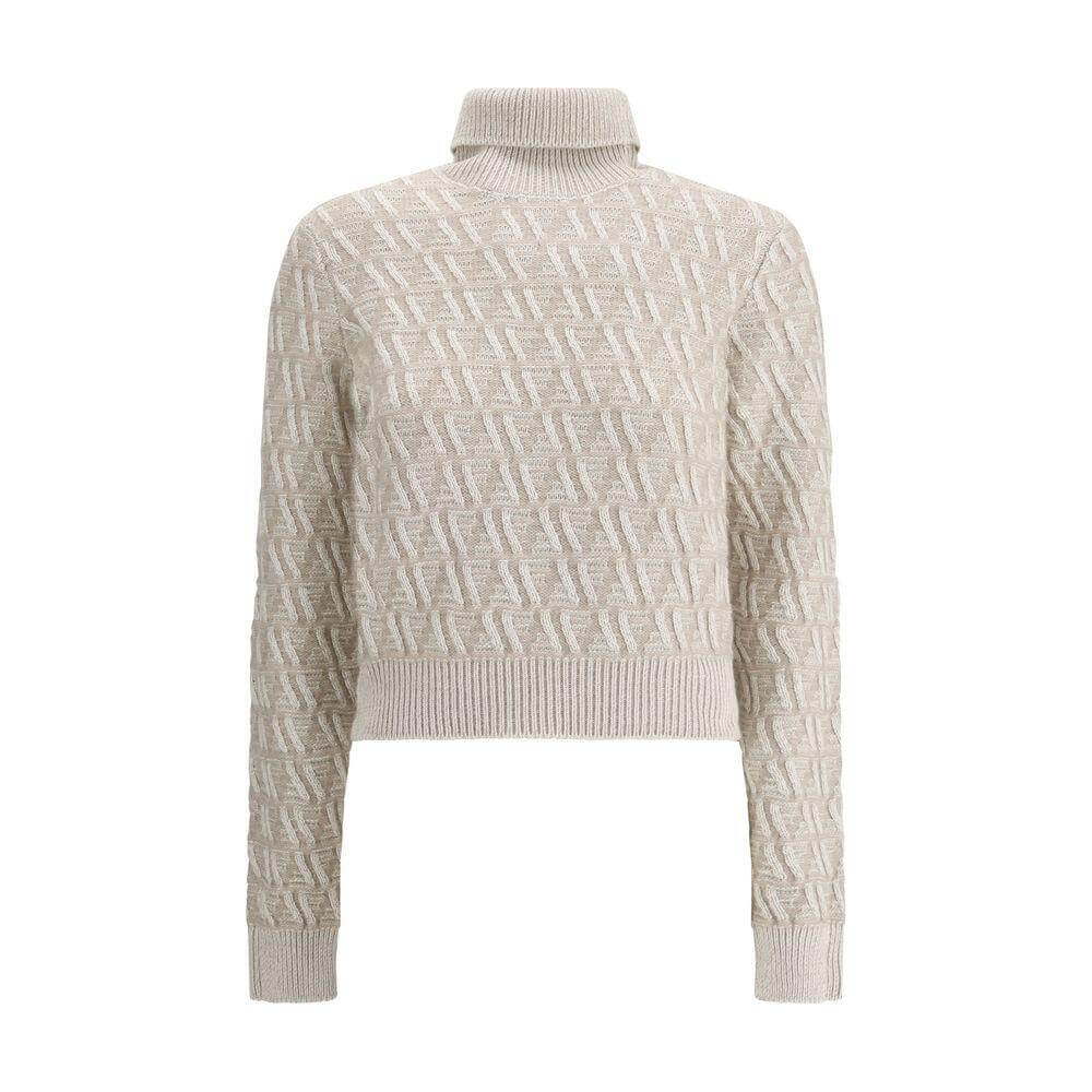 Fendi Turtleneck Sweater Fendi Gray