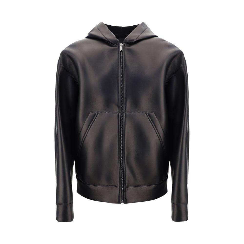 Valentino Leather Jacket Valentino Dark Slate Gray