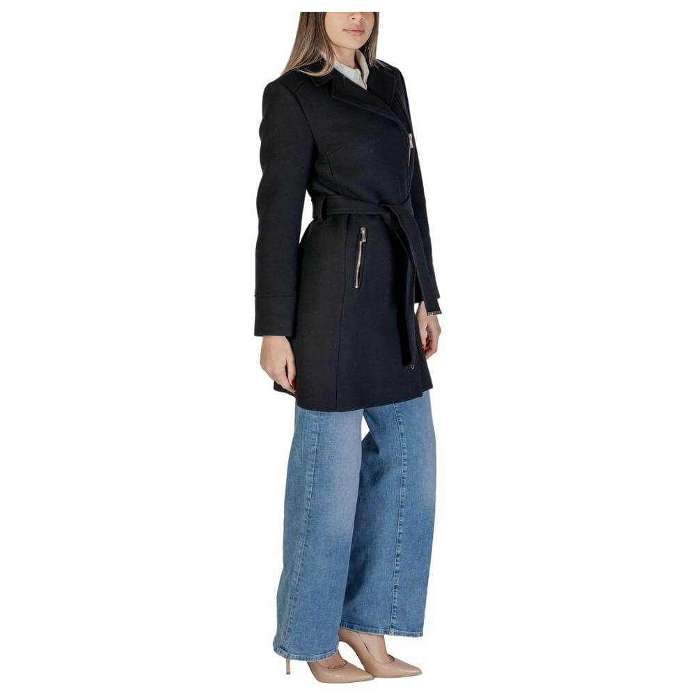 Morgan De Toi Black Wool Jackets & Coat Morgan De Toi Black