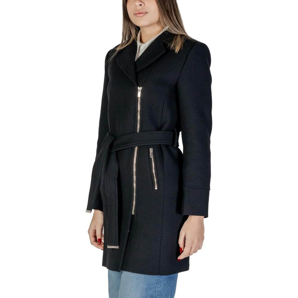Morgan De Toi Black Wool Jackets & Coat Morgan De Toi Black