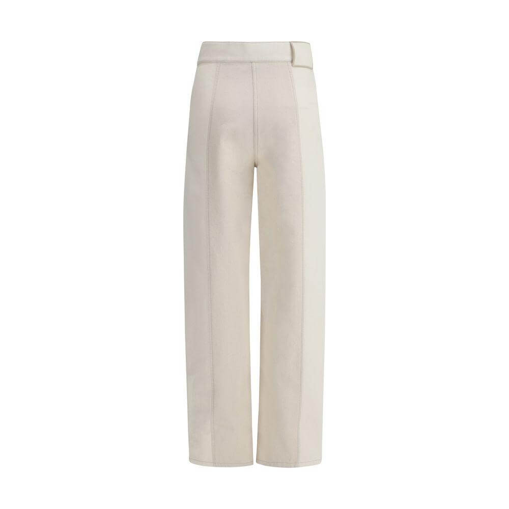 Fendi Cotton Pants Fendi Gray