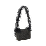 Self-Portrait Crystal Lace Shoulder Bag SESS25CK301BBLACKBB