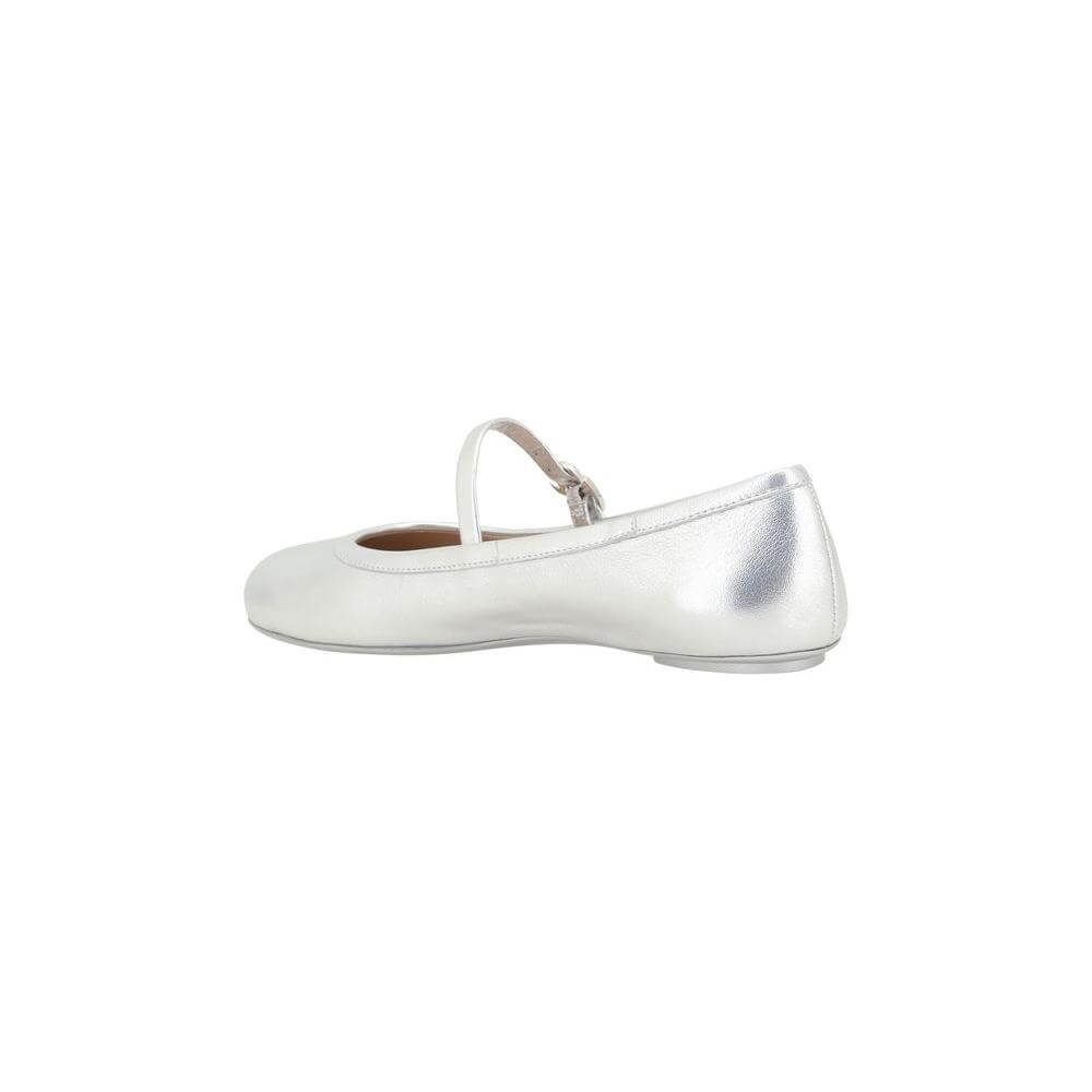 Gianvito Rossi Carla Ballerinas Gianvito Rossi Light Gray