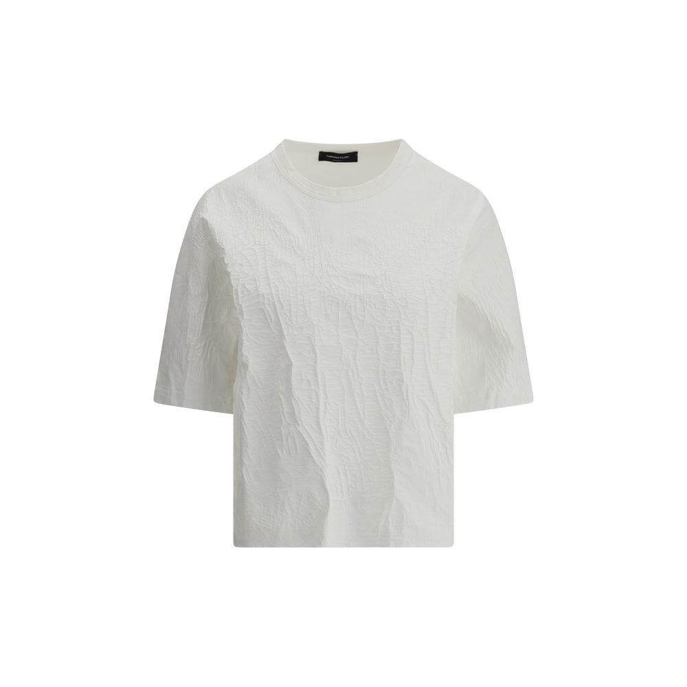 Fabiana Filippi Crackle T-Shirt Fabiana Filippi Gray