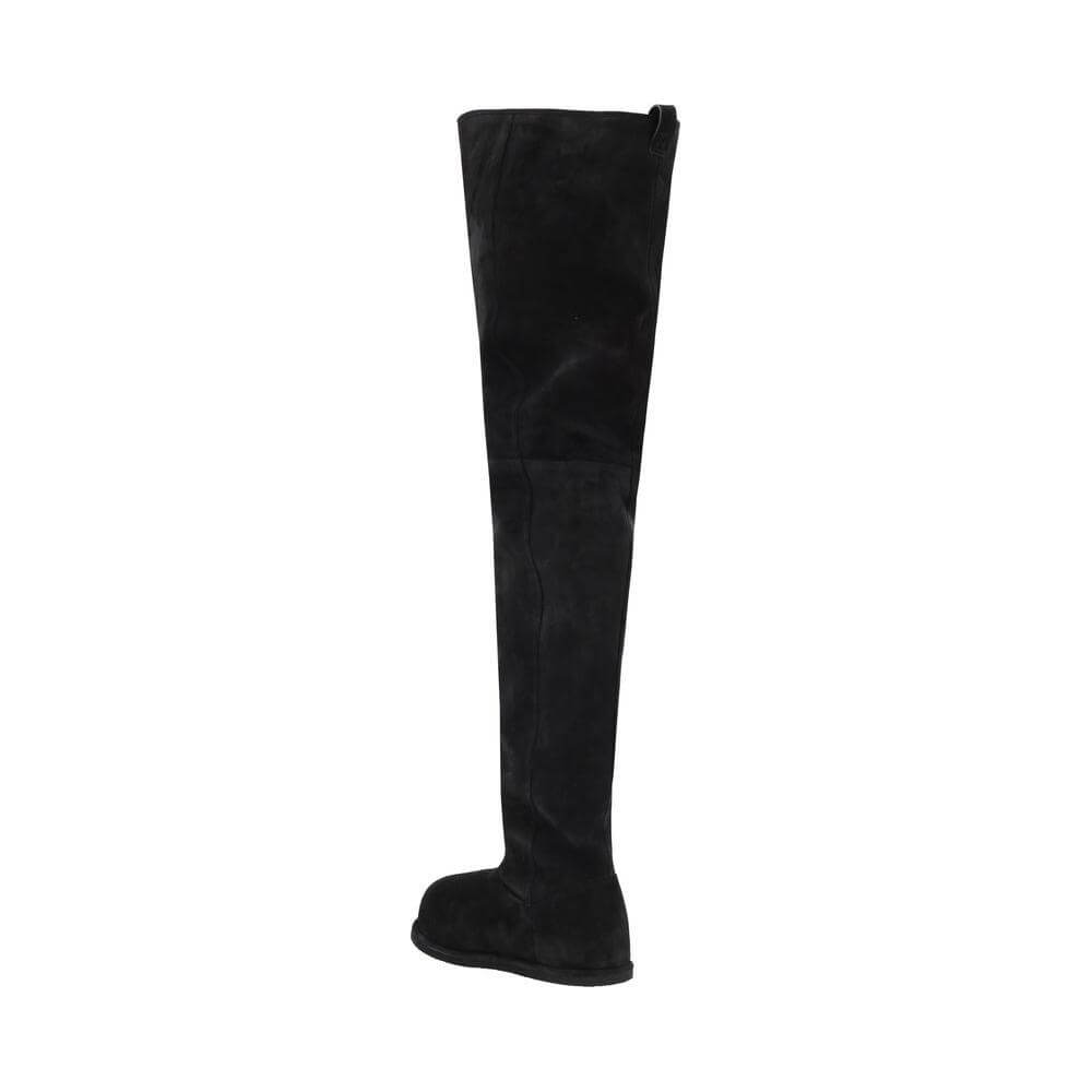 Amina Muaddi Heidi Boots Amina Muaddi Black