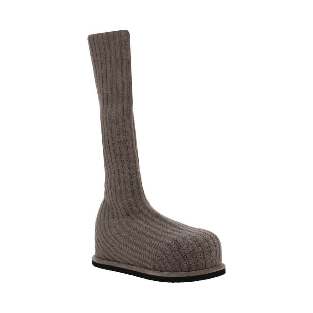 Amina Muaddi Veneda Boots Amina Muaddi Dim Gray