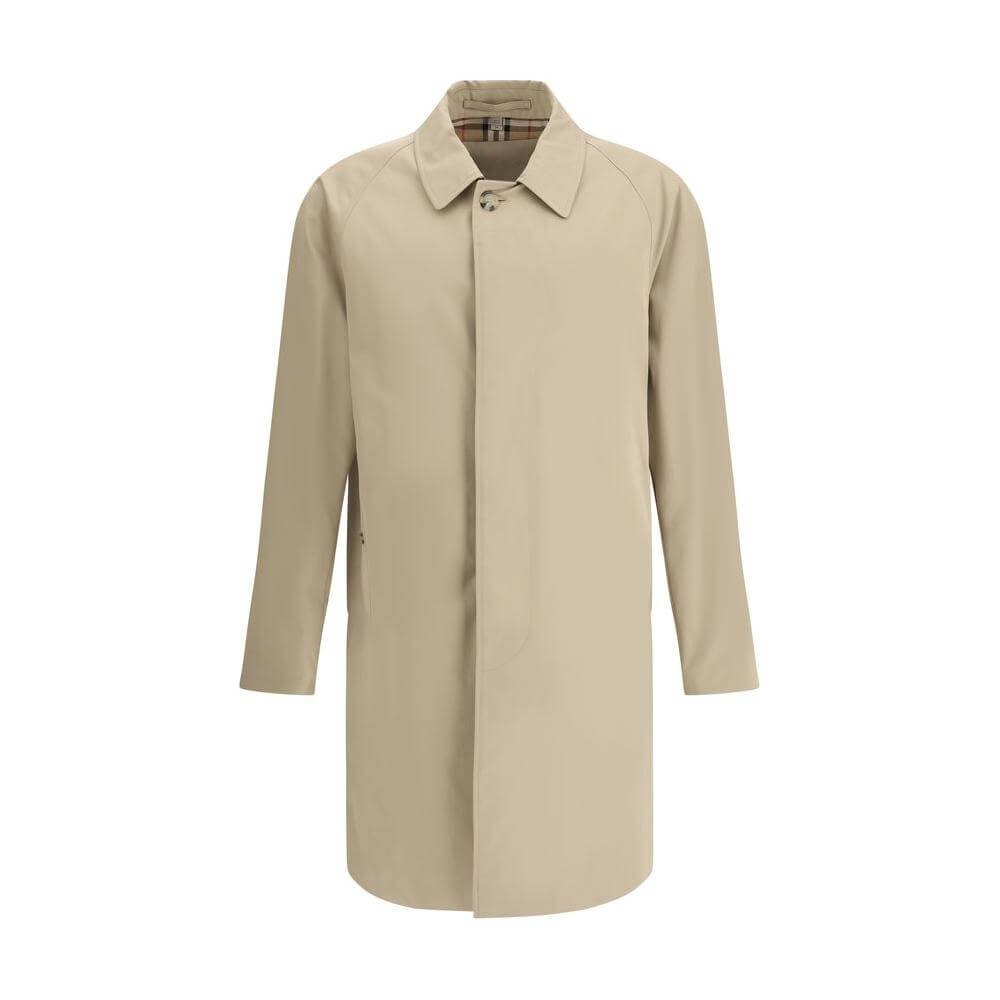 Burberry Breasted Coat Burberry Tan