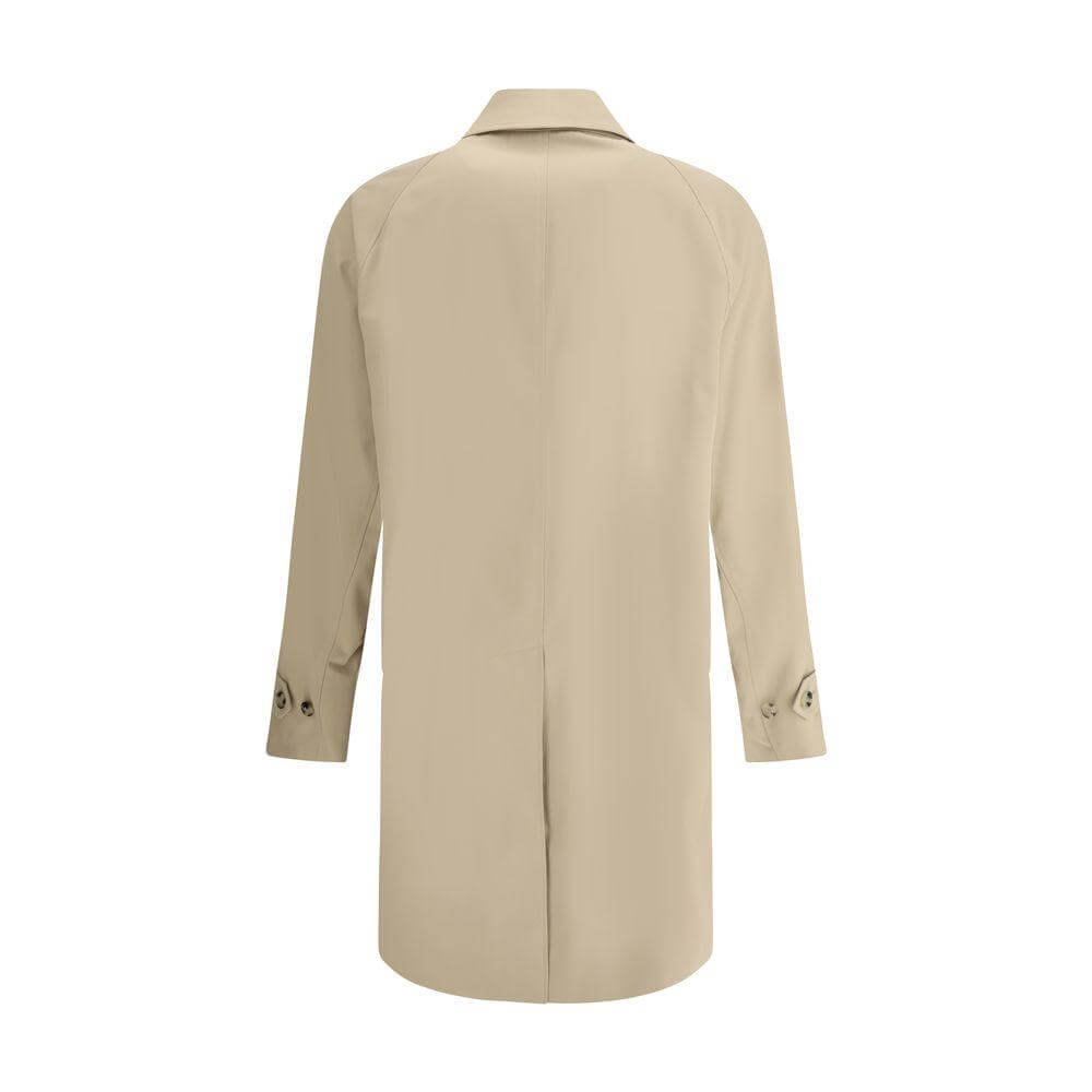 Burberry Breasted Coat Burberry Tan