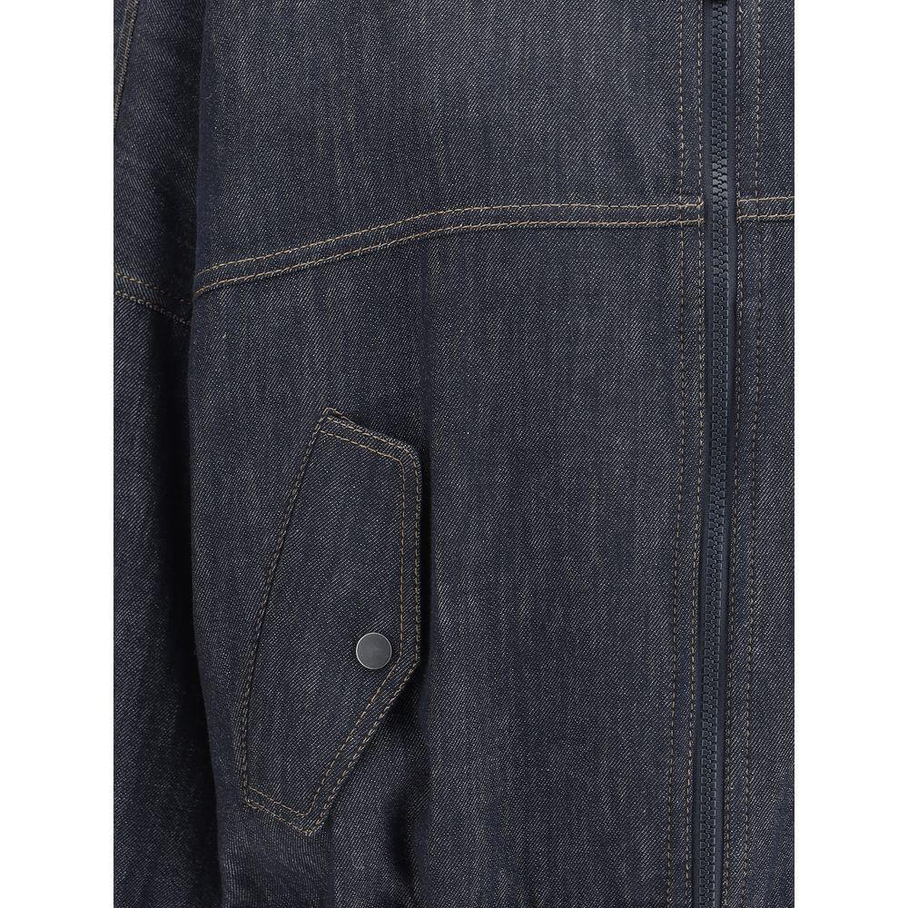 Brunello Cucinelli Denim Jacket Brunello Cucinelli Dark Slate Gray