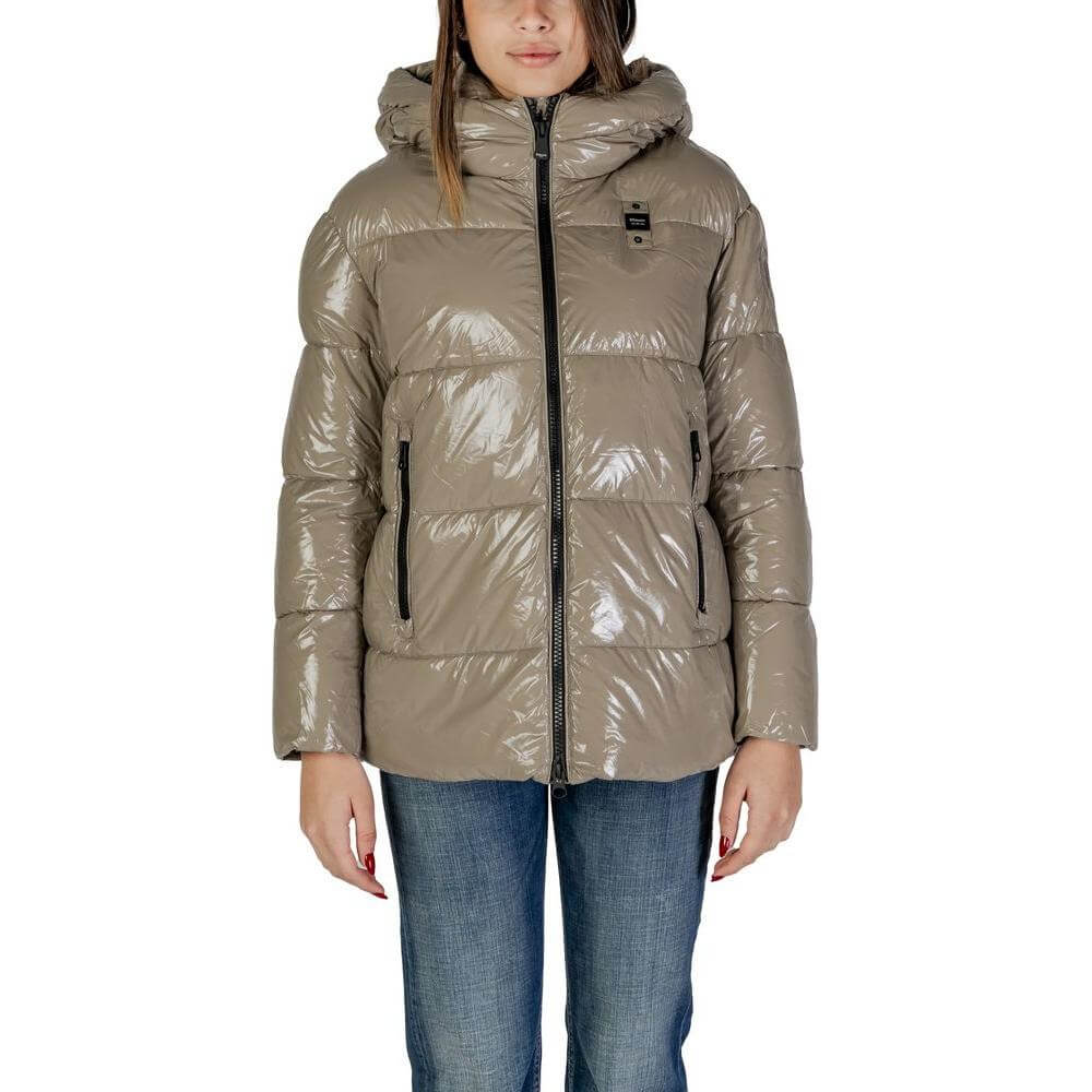 Blauer Beige Polyamide Jackets & Coat Blauer Dim Gray