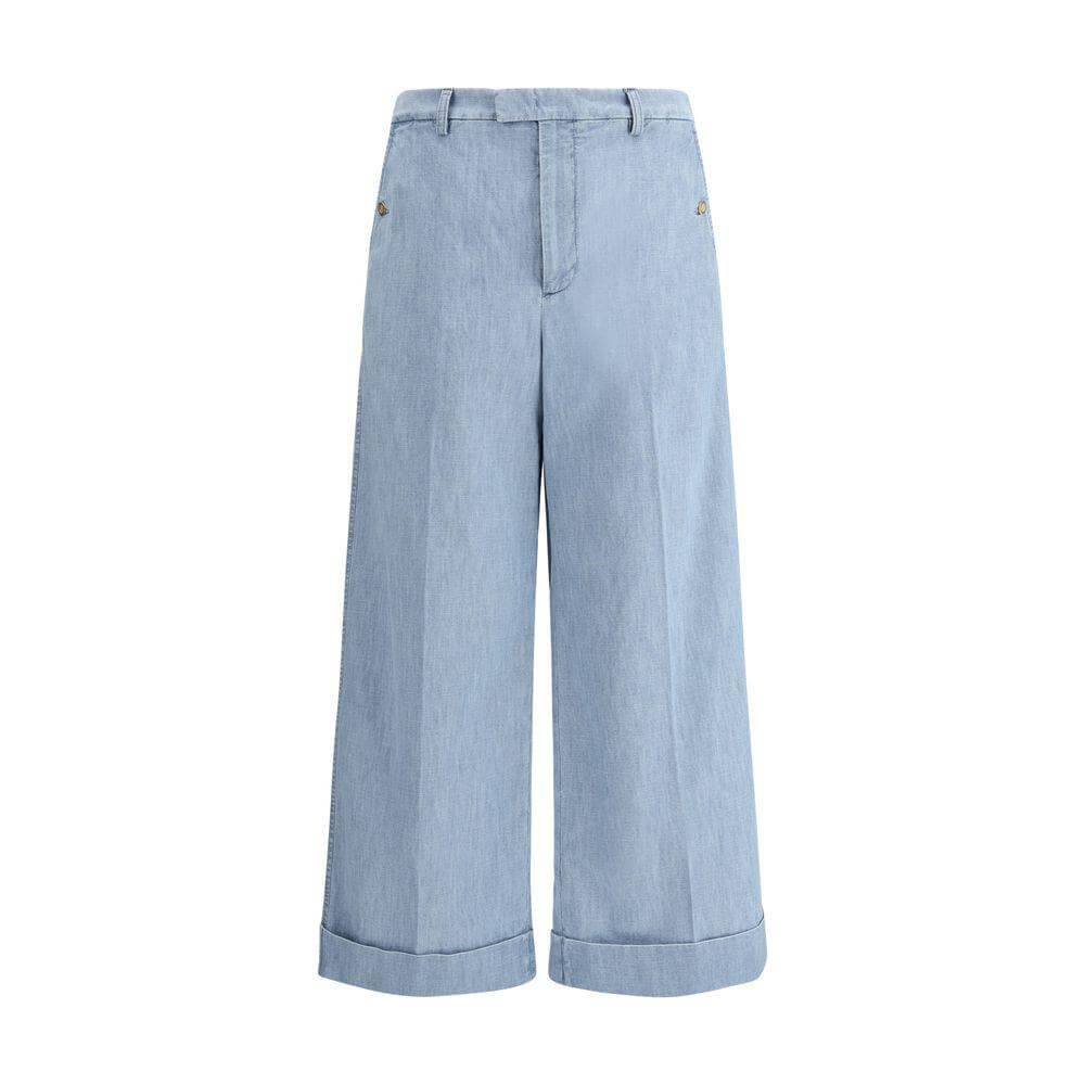 Valentino Denim Pants Valentino Dark Gray