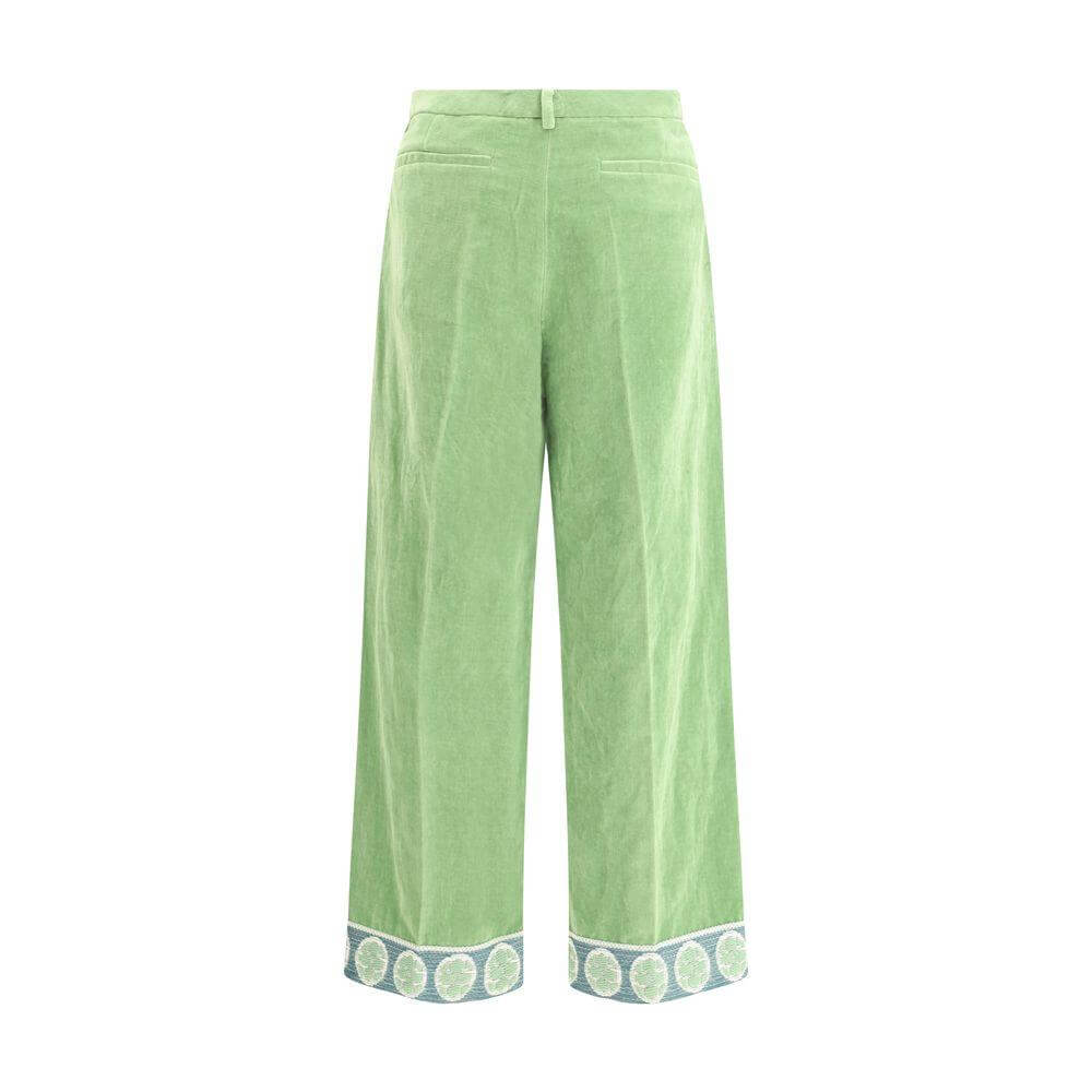 Valentino Pants Valentino Dark Sea Green