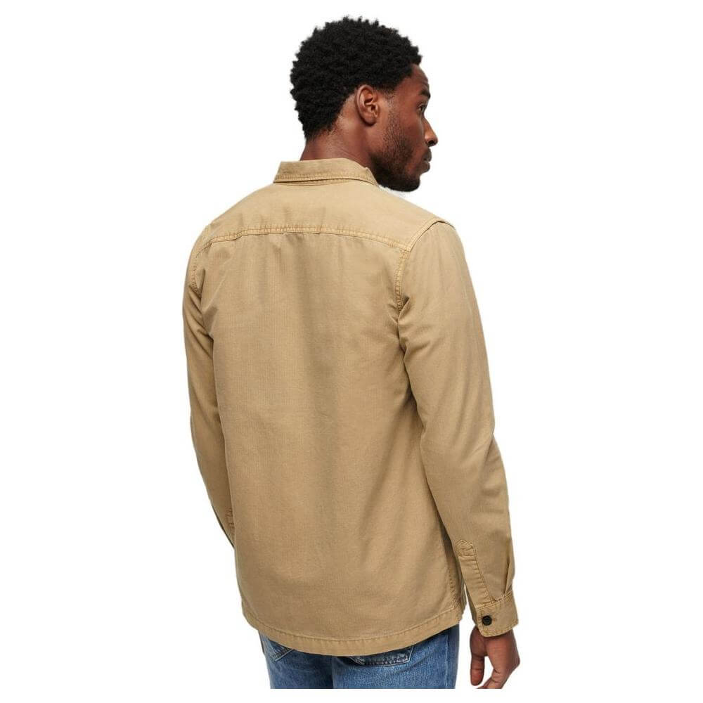 Superdry Beige Cotton Shirt