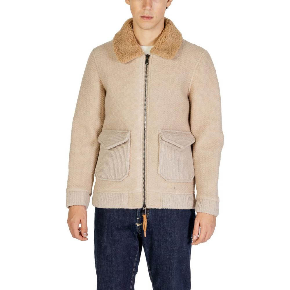 Hydra Clothing Beige Polyester Jacket