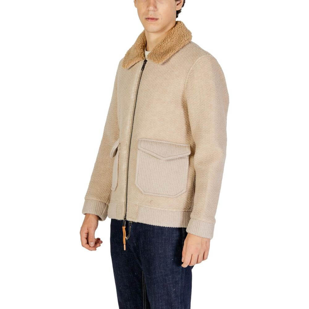 Hydra Clothing Beige Polyester Jacket