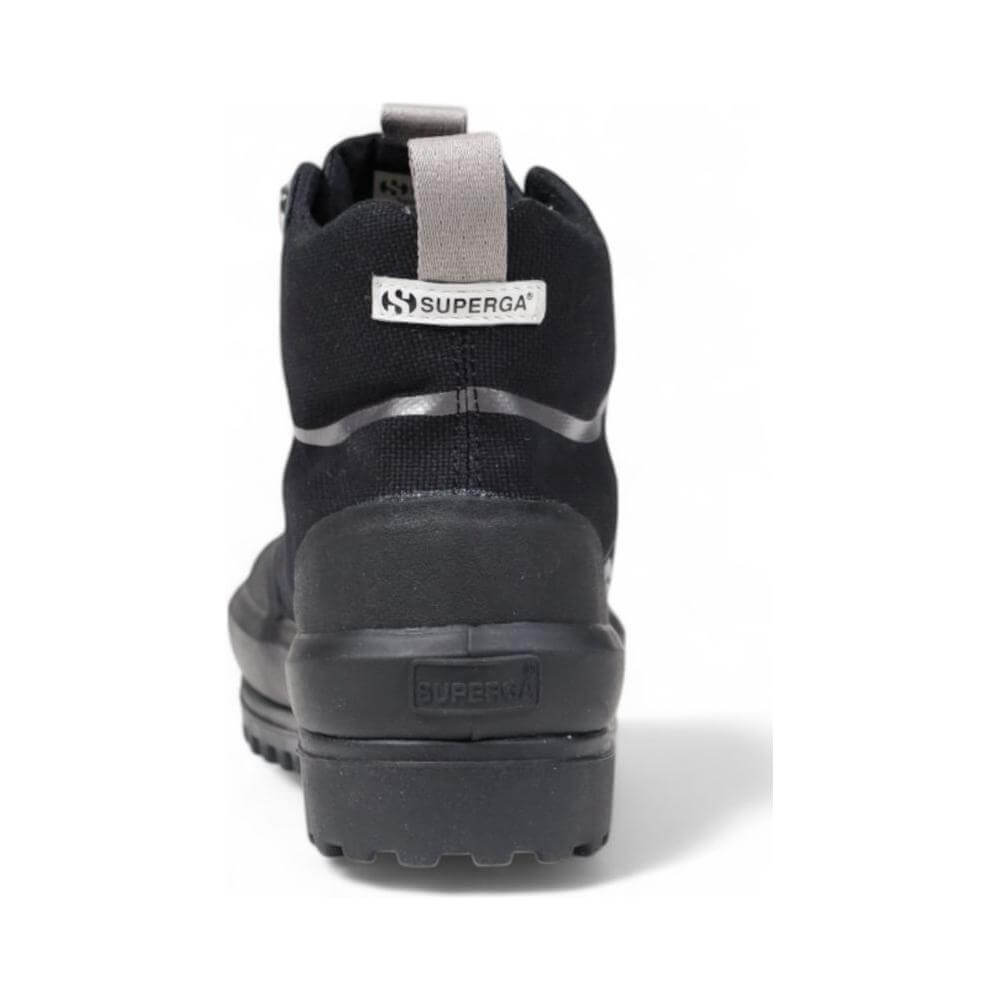 Superga Black Fabric Sneaker