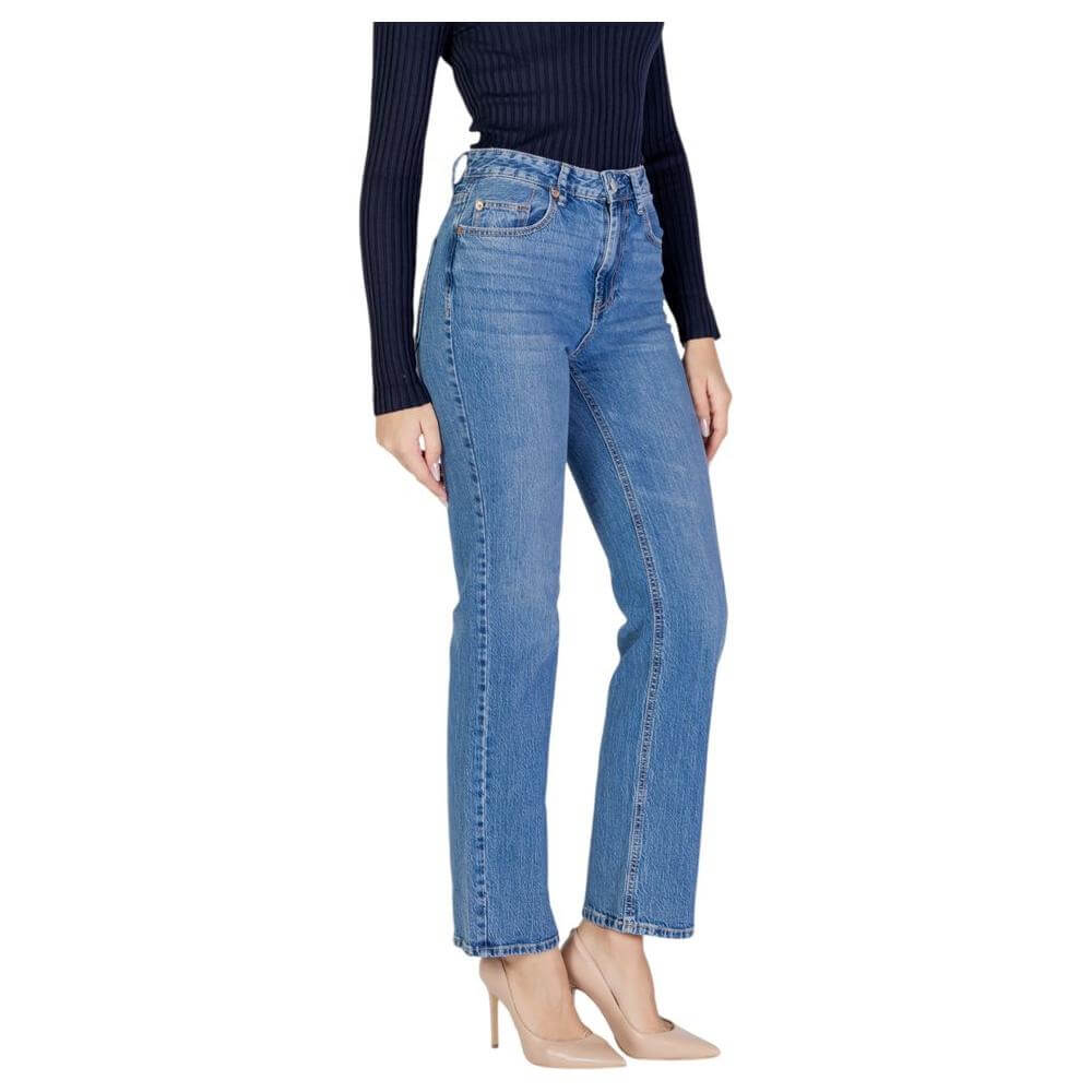 Vero Moda Light Blue Cotton Jeans & Pant