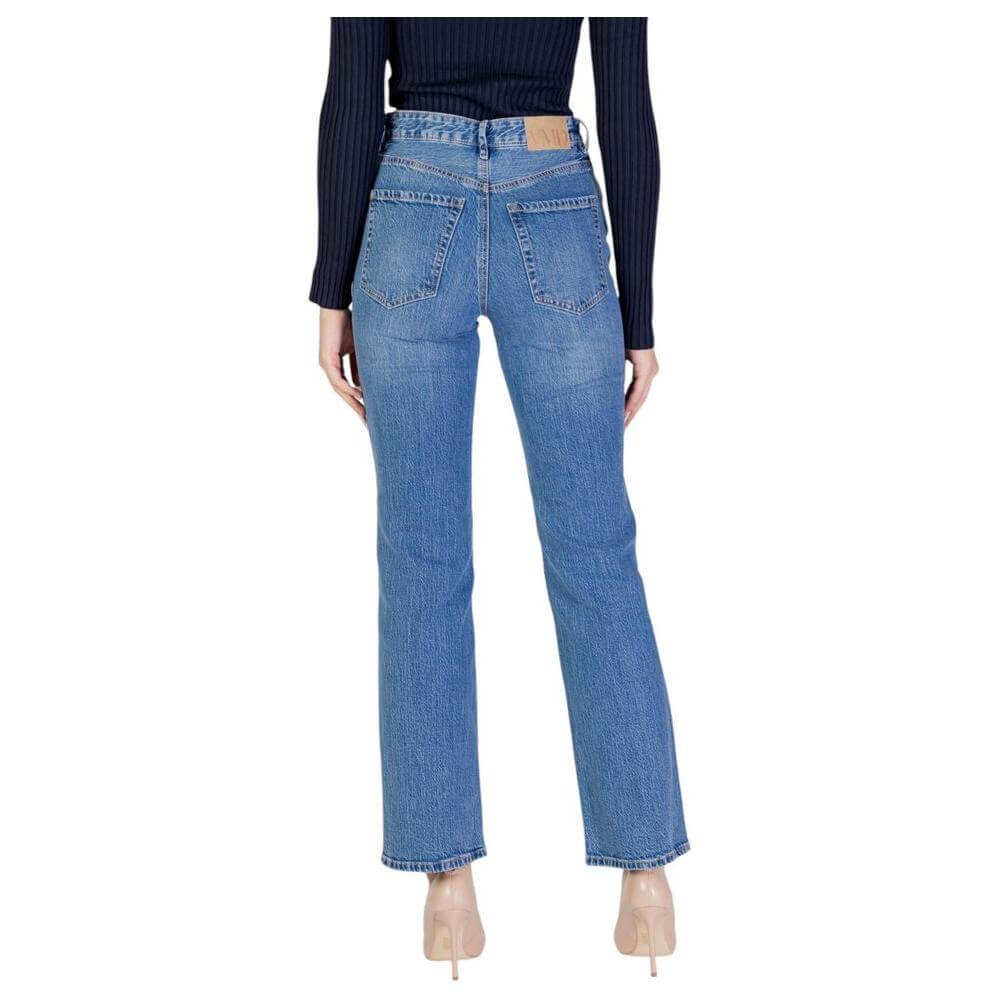 Vero Moda Light Blue Cotton Jeans & Pant
