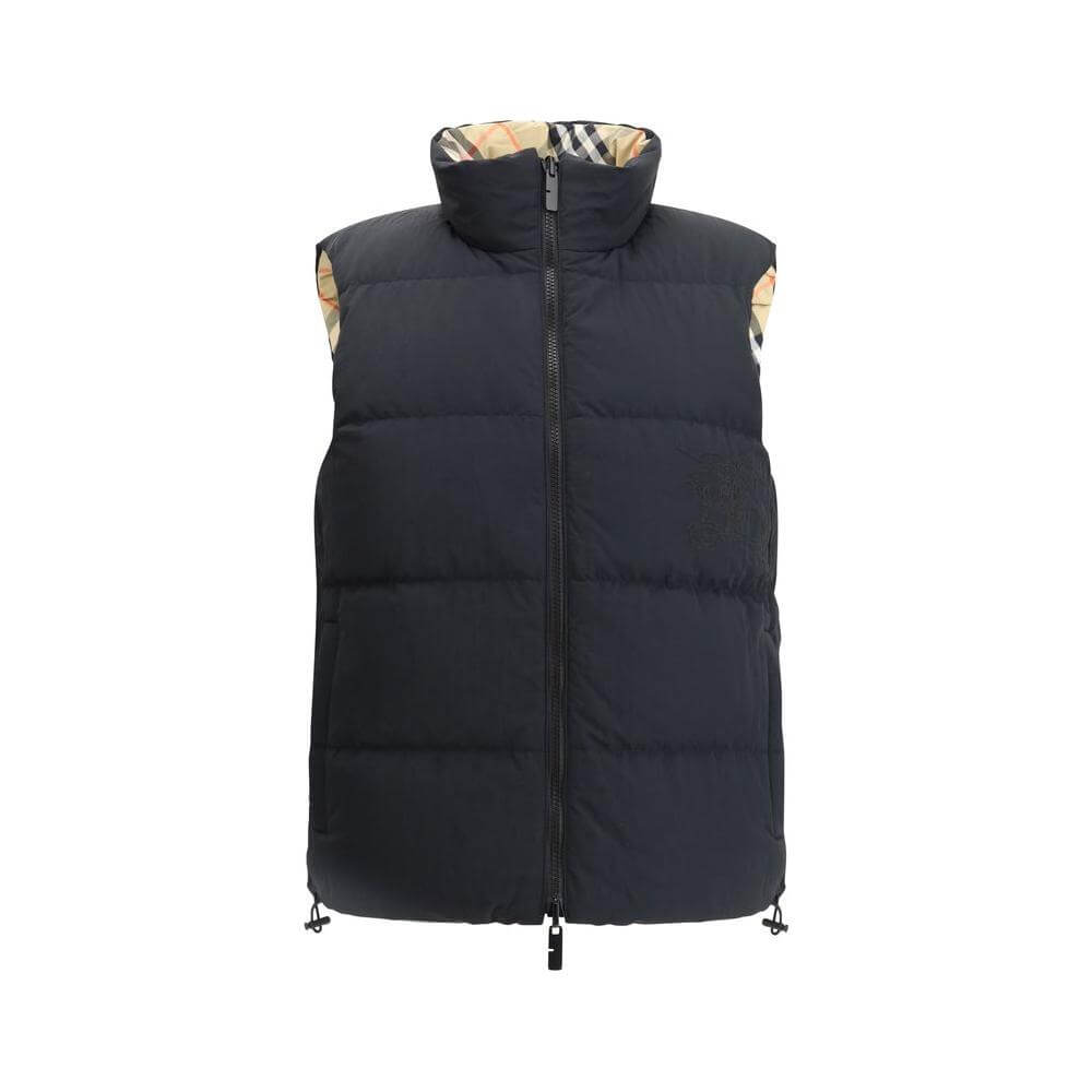 Burberry Reversible Down Vest Burberry Dark Slate Gray