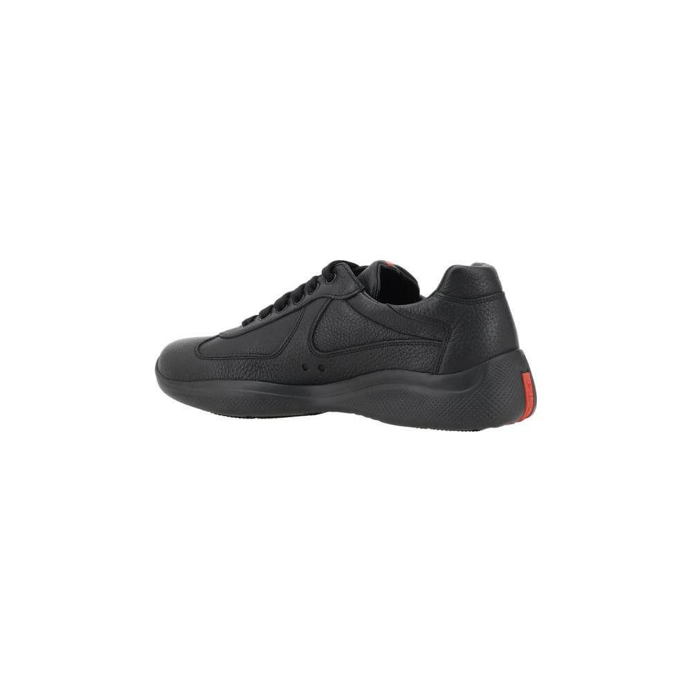 Prada Leather Sneakers Prada Dark Slate Gray