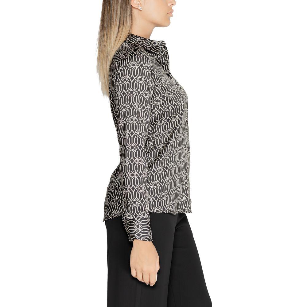 Rinascimento Black Polyester Shirt Rinascimento Gray