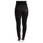 Dolce & Gabbana Blue Cotton Stretch Slim Fit Denim Jeans PAN70854-38